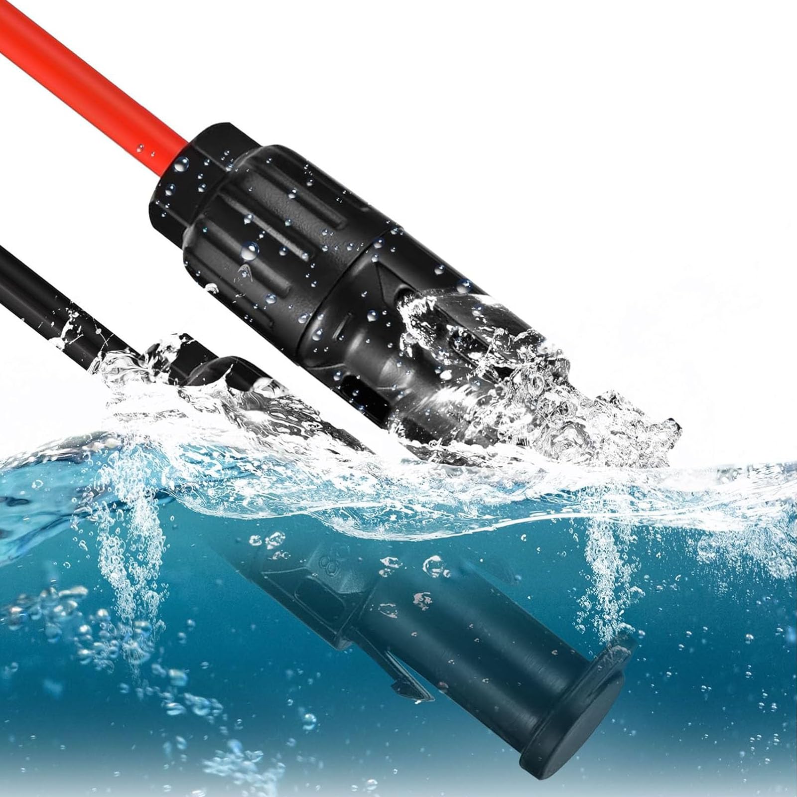 Lot De 6 Paires De Capuchons De Raccordement Pour Panneau Solaire, Capuchons De Protection MC4, Bouchons Anti-poussière MC4, Bouchons Anti-poussière, Bouchons Solaires Avec Fiche Et Prise Femelle