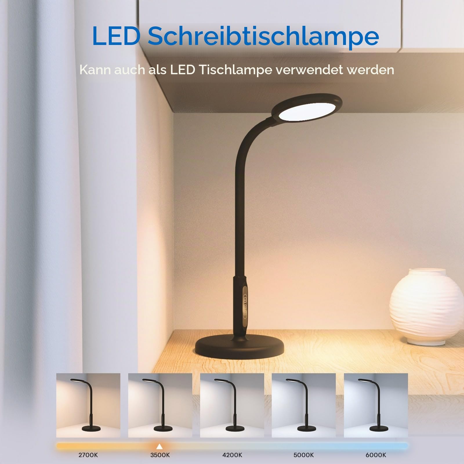 Meross Smart Dimmbare LED Stehlampe mit Sprachsteuerung, App Steuerung, Fernbedienung, 3-in-1 Stehleuchte für Wohnzimmer, Schlafzimmer, Kompatibel mit HomeKit, Alexa, Google and SmartThings, Schwarz