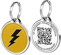 Vista 10 de Pet Dwelling Symbols NFC y QR Code - Etiqueta de identificación inteligente para perros, escaneo fácil, acceso instantáneo al perfil en línea