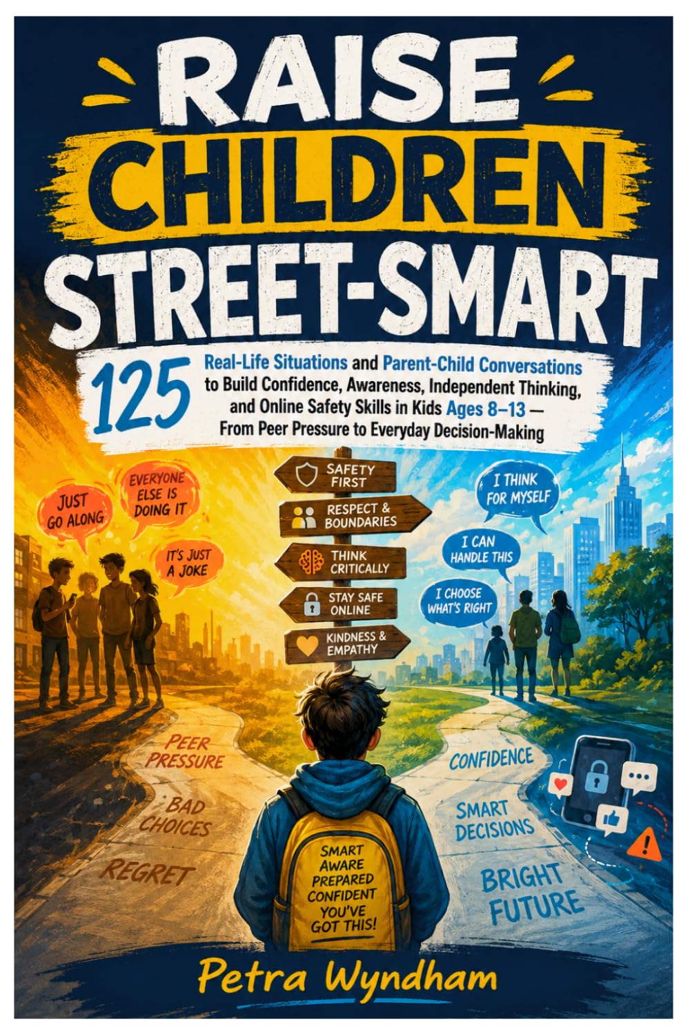 Raise Children Street-Smart: 125 Real-Life Situations and Parent-Child Conversations to Build Confidence, Awareness, Independent Thinking, and Online ... Peer Pressure to Everyday Decision-Making
