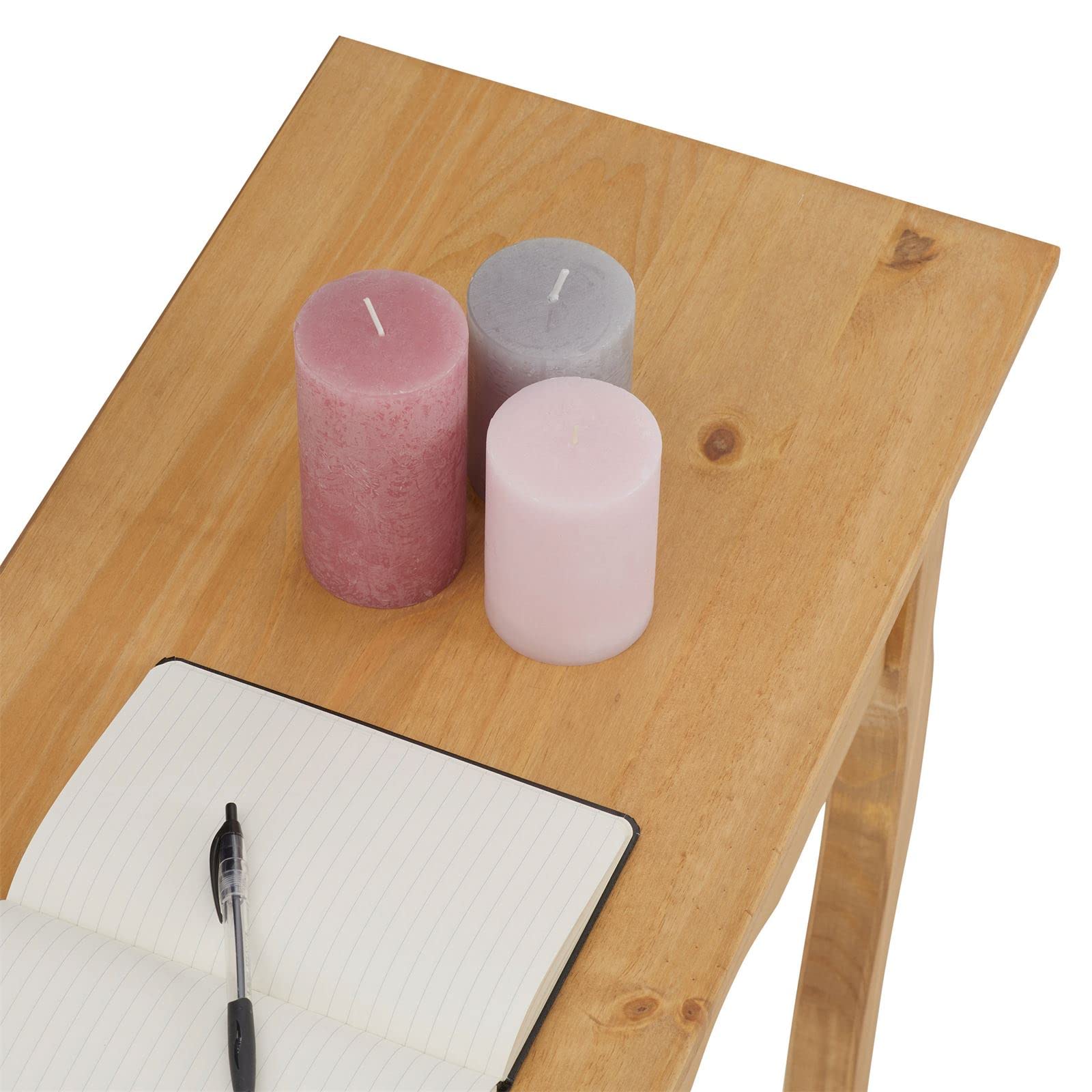 CARO-Möbel Konsolentisch Salsa im Mexiko Stil, Beistelltisch aus massiver Kiefer, Anrichte mit 1 Schublade gebeizt und gewachst, Konsole