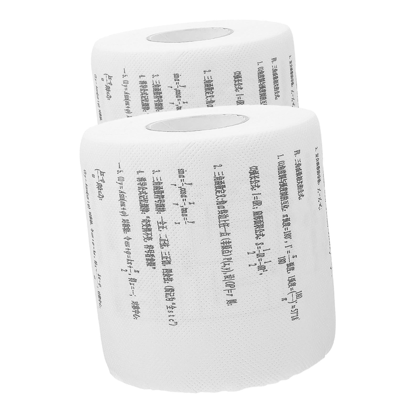 Papel higiénico divertido de matemáticas, un regalo original de 2 rollos portátiles