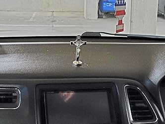 Crucifix Jesus Cross Statue Car Figurine House Chapel