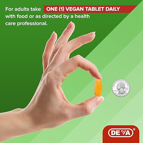 Miniatura 6 de DEVA Glucosamina vegana MSM y condroitina + cúrcuma, CMO, boswellia, ácido hialurónico y más, fórmula mejorada no animal, 90 tabletas