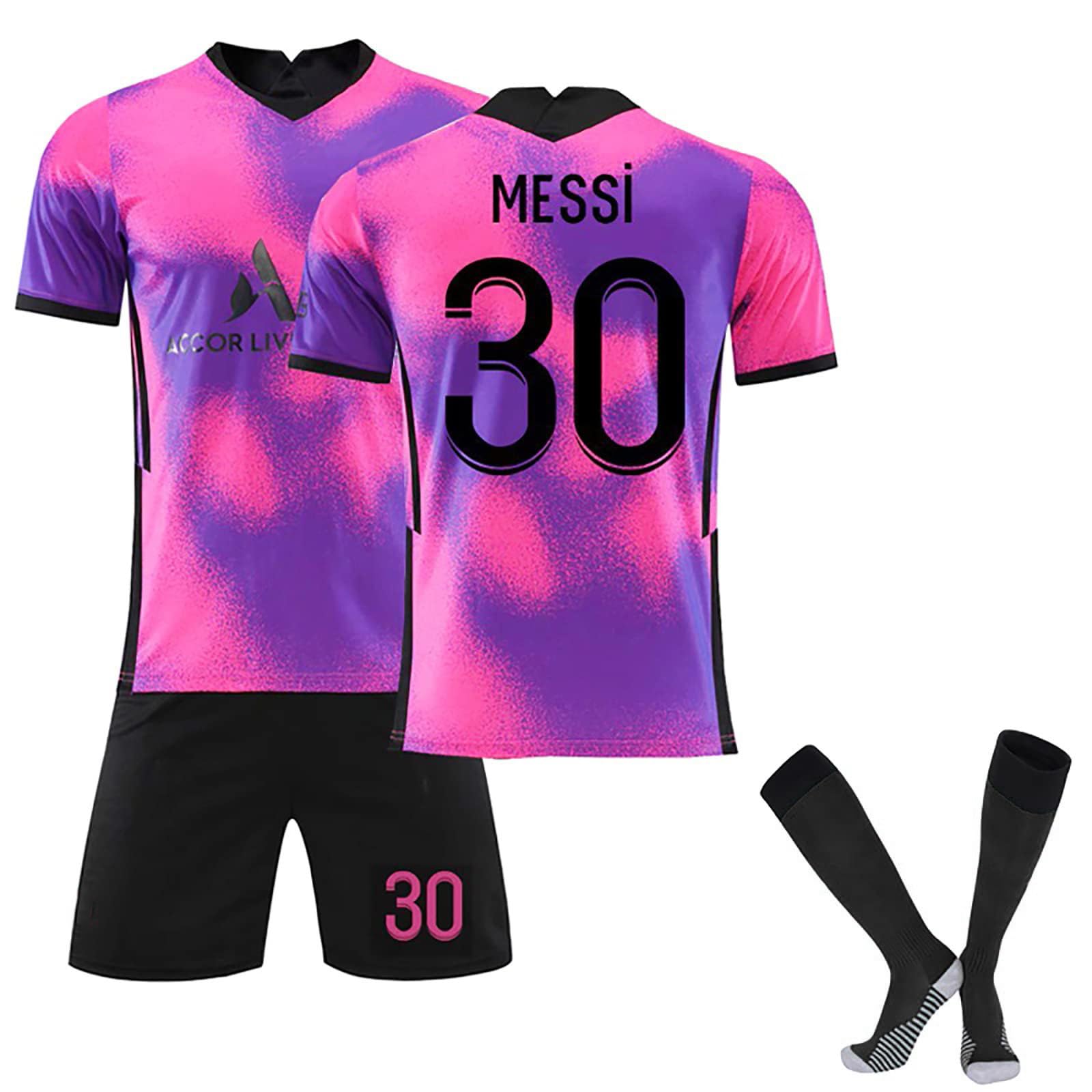Genérico Camiseta de Fútbol, Camiseta de fútbol para niños, No.10 Conjunto Camiseta De Fútbol, Ropa Futbol Niño Infantil/Adulto 2023 2024