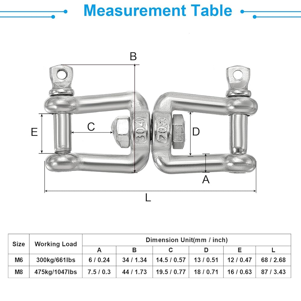 ステンレスシャックル ステンレスシャックル JIS規格 ねじ込みタイプ M18 線径約18mm