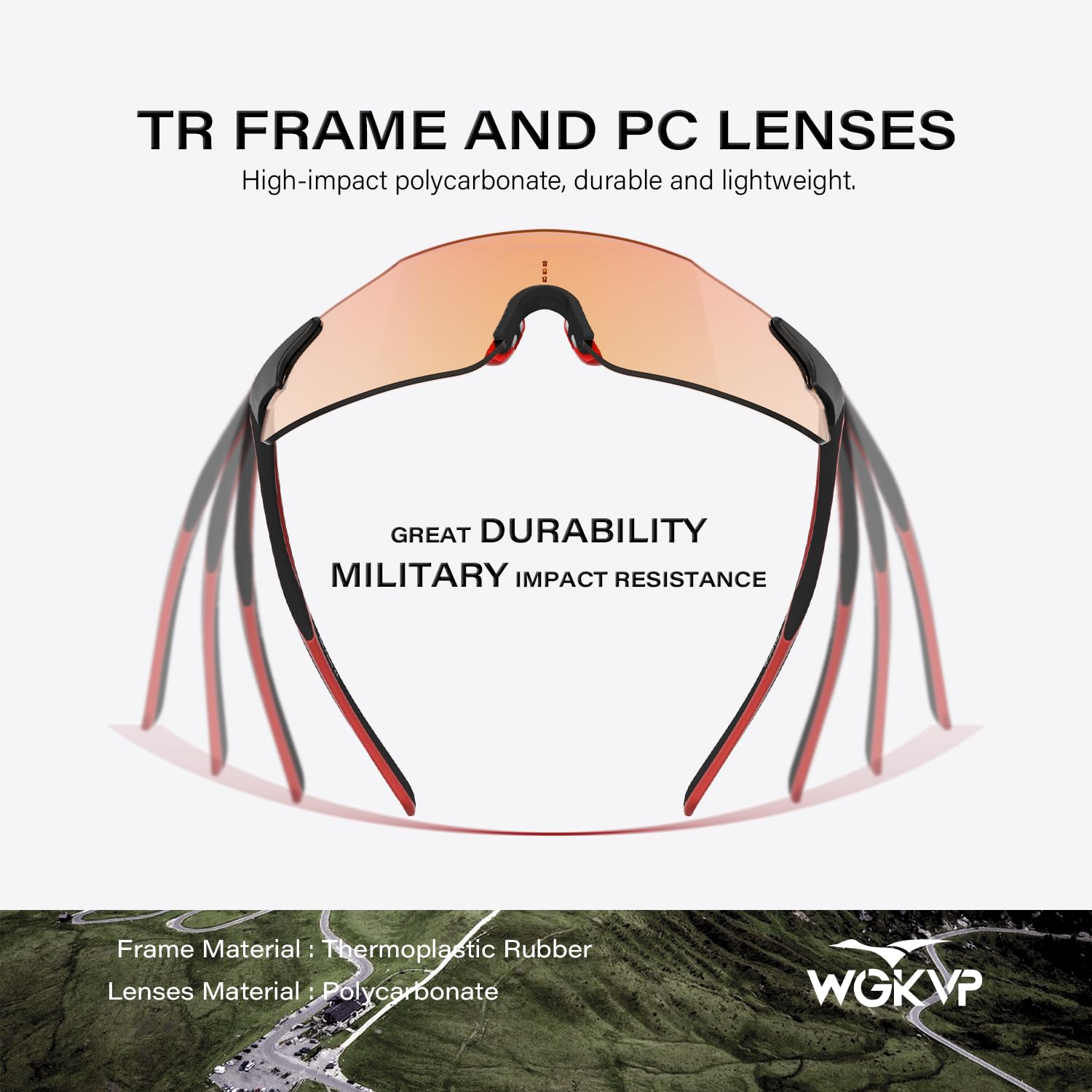 Gafas de sol deportivas polarizadas fotocromáticas sin marco para hombres y mujeres, para conducir, pescar, ciclismo, montaña, protección UV400