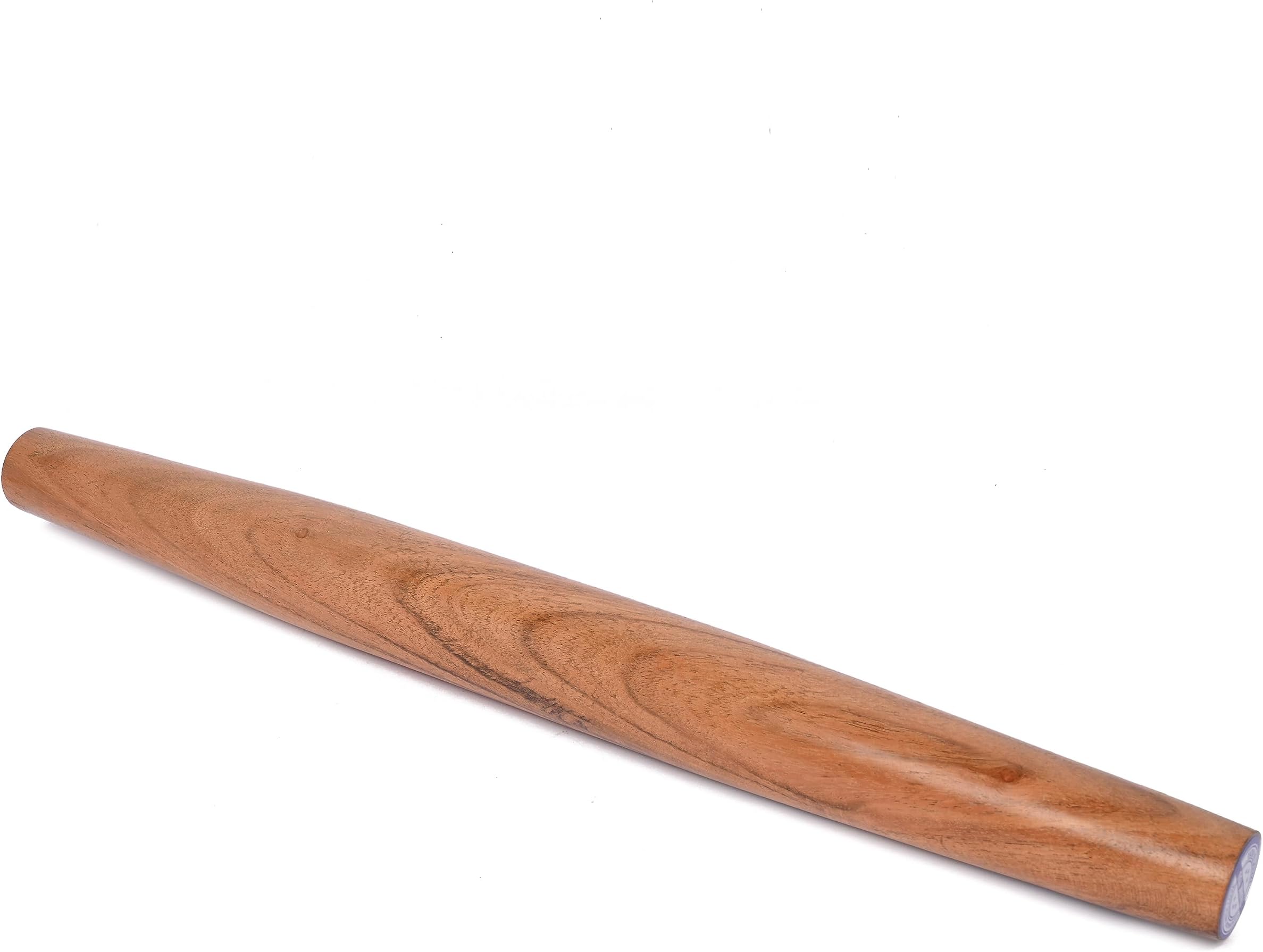 Indus Lifespace Acacia Wood Decorative Rolling Pins for Pizza Bread, Pastry, Dough, Dumpling, Tortilla, Bread, & Pasta (40.64cm x 3.81cm x 3.81cm)