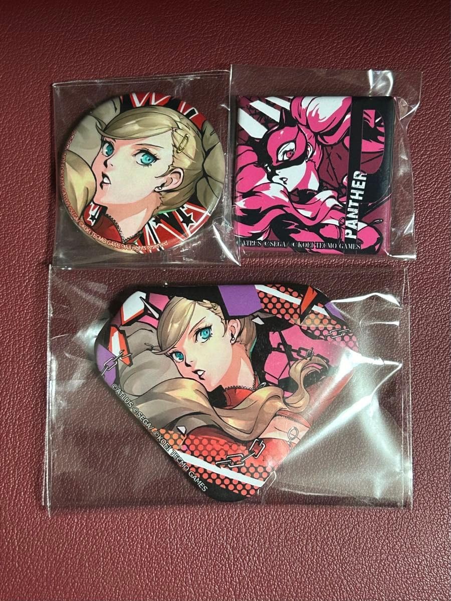 ペルソナ5 ザ・ロイヤル 缶バッジ 高巻杏 パンサー サンリオ SANRIO ペルソナ5 P5 高巻杏 アイコン 缶バッジ パンサー ミニ缶バッジ