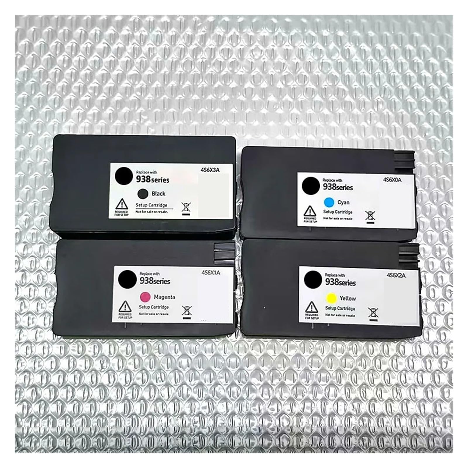 938XL Cartuccia Inchiostro Compatibile Con HP OfficeJet Pro 9120 | Stampa for ufficio, uso aziendale, testo chiaro, flusso di inchiostro stabile, facile sostituzione(1 SET)