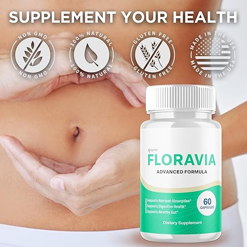 Miniatura 6 de Floravia Capsules, pastillas probióticas oficiales de Floravia con todos los ingredientes naturales, píldoras de suplemento de apoyo para la salud