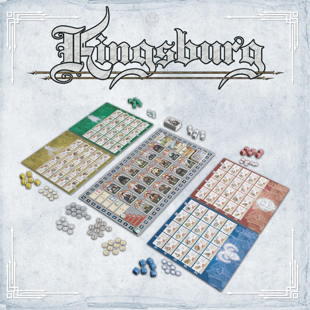 Giochi Uniti - Kingsburg 3° edizione – Gioco da tavolo, 2-5 Giocatori, 10+ Anni, GU772, Edizione italiana