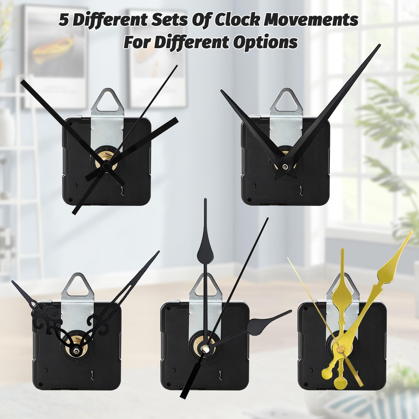 Movimento Per Orologio Da Parete Al Quarzo Fai-da-te Con Meccanismo A Pendolo 90530458 - Foto 4