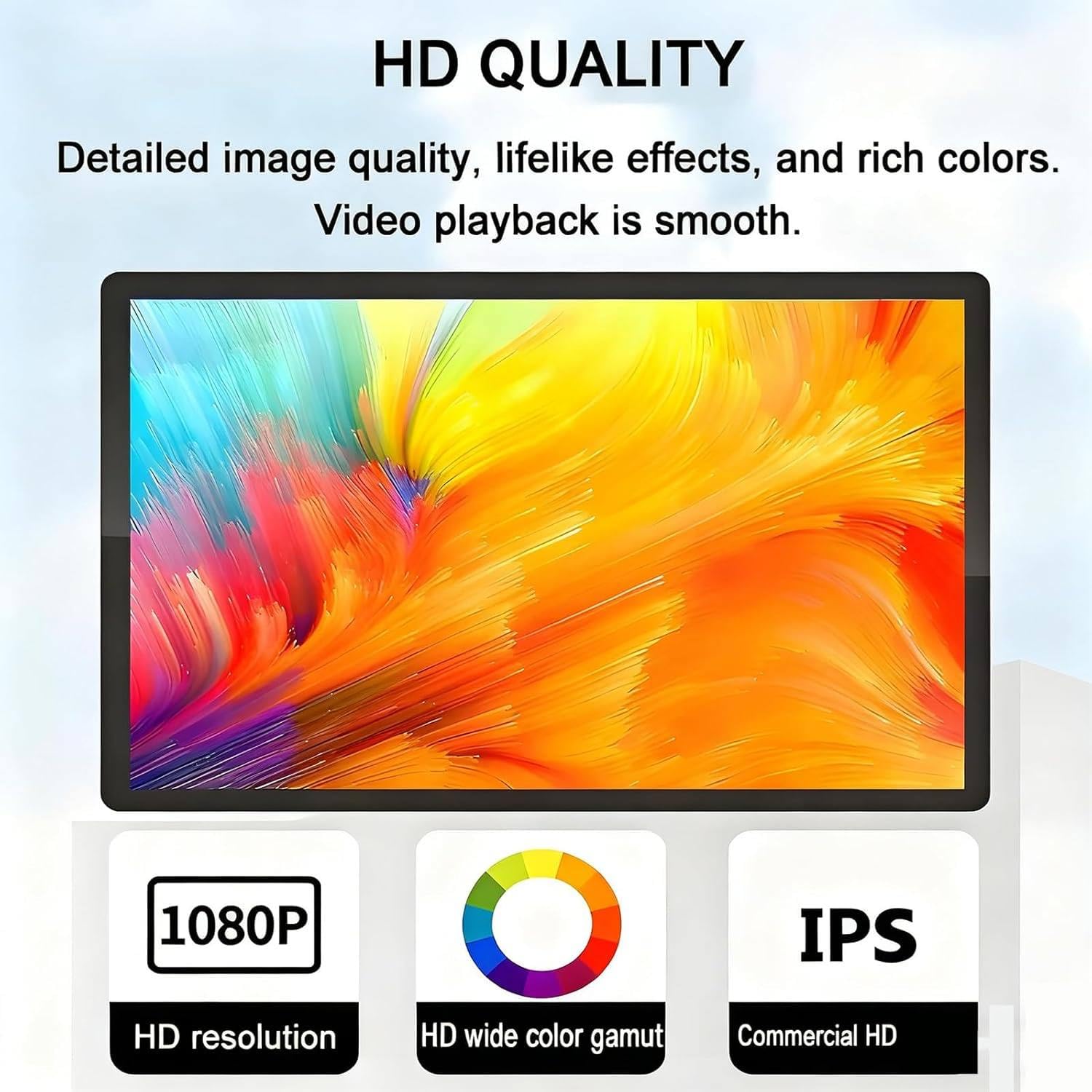 Lettore multimediale per segnaletica digitale con connettività HDMI, USB e WiFi per TV e monitor, con riproduzione automatica e commutazione orientamento schermo
