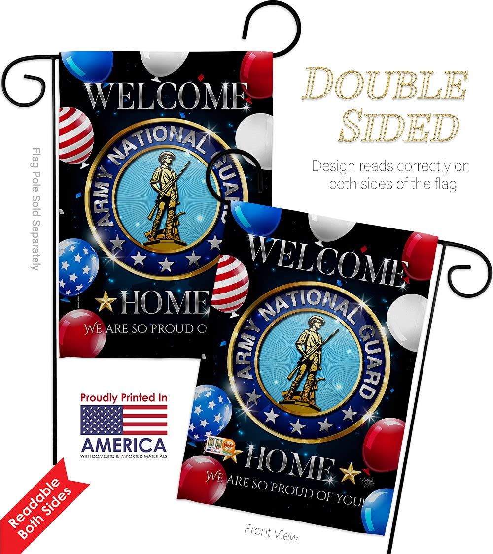 Breeze Decor US Air Force Gartenflagge (2 Stück) – Doppelseitig, 33x47 Cm, Wetterfest, Made In USA