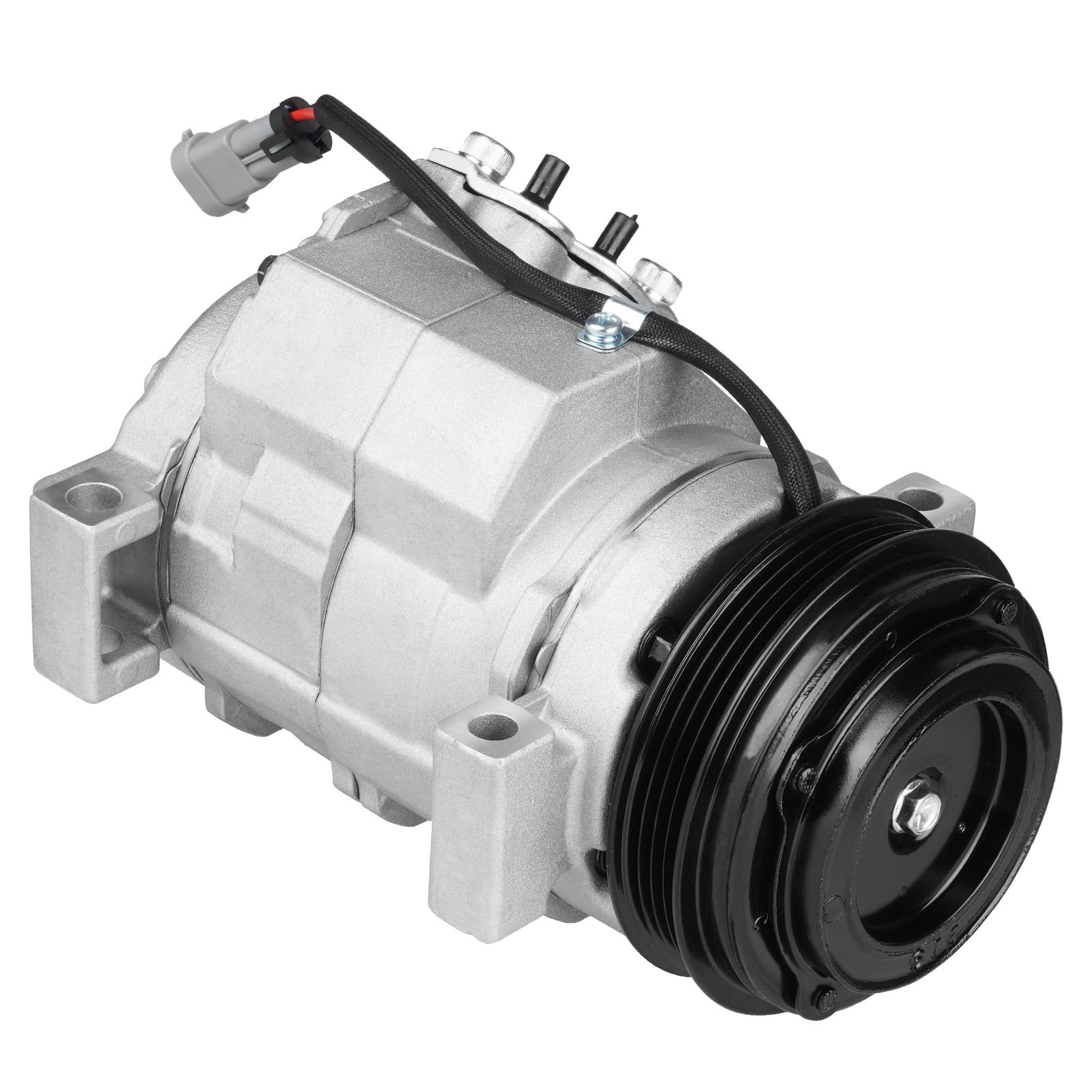 Photo 1 of Air Conditioning AC Compressor with Clutch for 2010-2014 Cadillac Escalade, for 2000-2014 Chevrolet Express 1500 2500 3500 & Suburban 1500 2500 & Tahoe, for 2008-2014 Savana/Yukon XL, for 09 Hummer H2