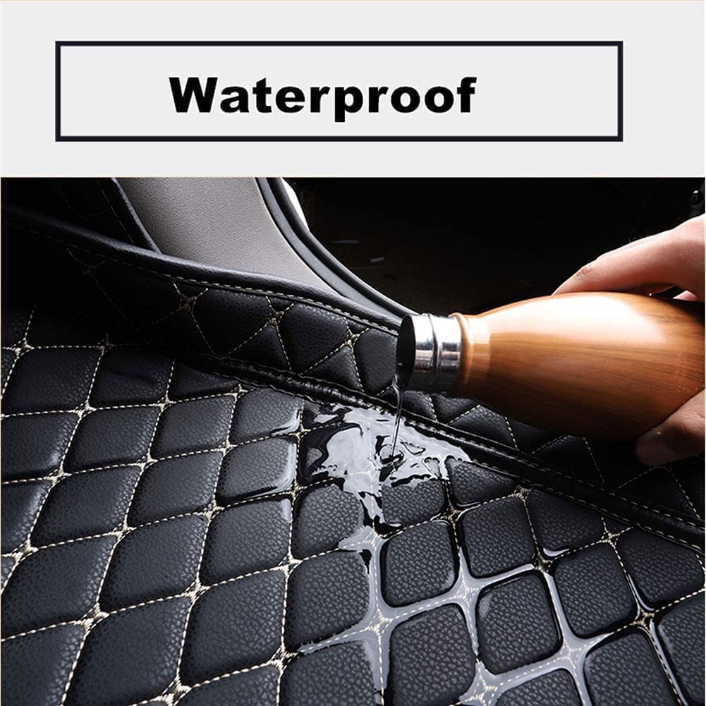 Auto Tappetino per Bagagliaio in Pelle per D-iscovery Sport (L550, Pelle Artificiale Baule Tappetino Tappetini Baule Tappeto Bordo Alto Baule Fodera Vasca Bagagli Antiscivolo Protezione
