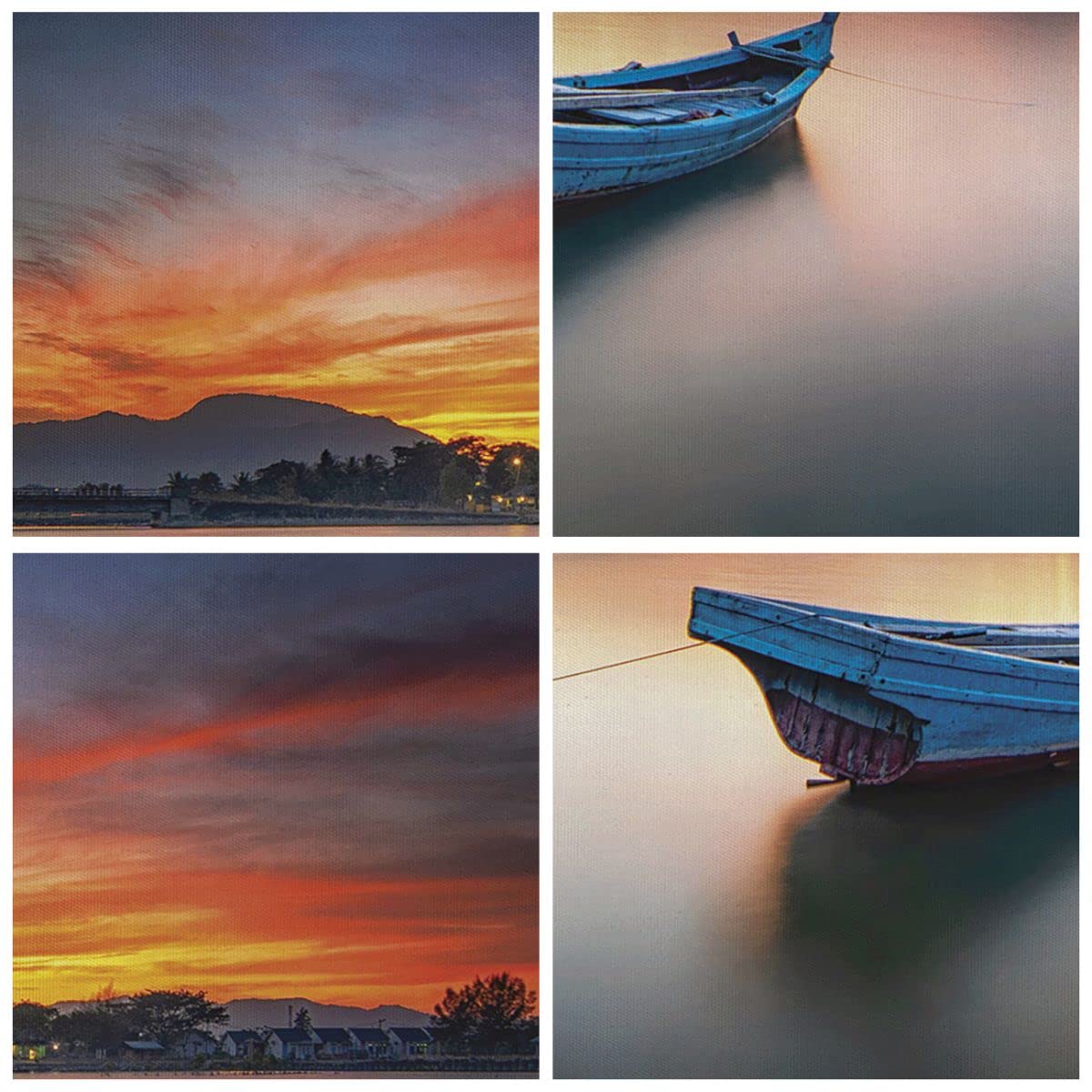 Moderne Impression Sur Toile Bateau Pont Tourisme Venise Image Tableau Decoration Murale 45x80cm Deco Cadre Salon Chambre Cuisine Vertical Petit Tableaux Decoratifs Muraux Art Wall Decor PA45x80-2157