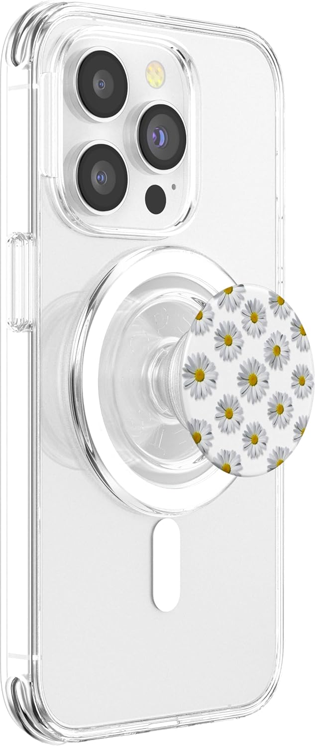 Daisy Flowers Artificial Daisys Daisy Decorations White PopSockets PopGrip for MagSafe