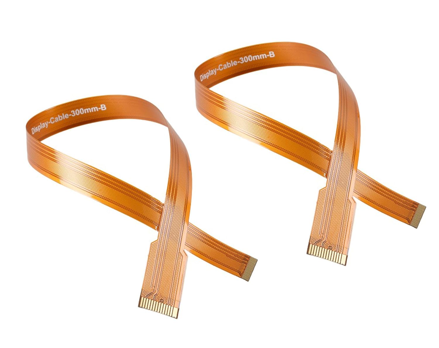 (2PCS) DSI FPC Flexible Cable Compatible with Raspberry Pi 5, 22Pin to 15Pin, Suitable for Connecting DSI Display to RPi 5 / RPi 4, 300MM / 30CM / 0.98FT Length