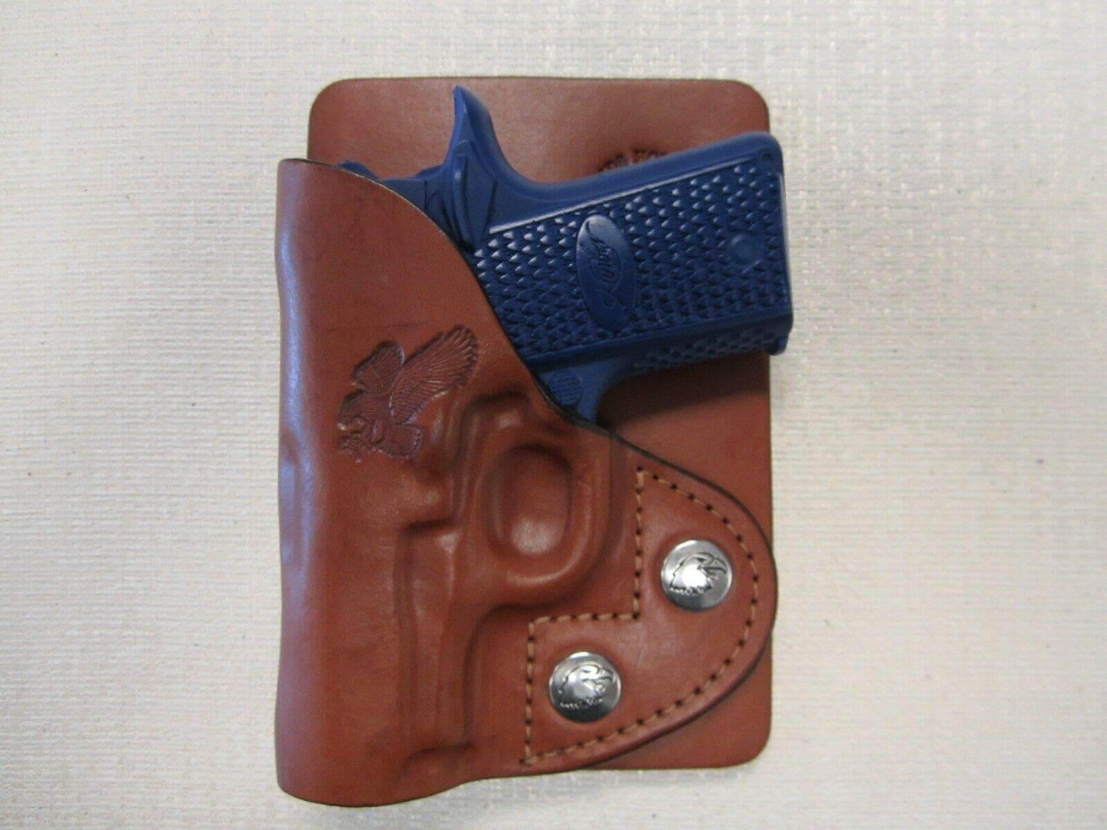 Amazon.com : Fits Kimber Micro 380 Brown Leather Wallet & Pocket
