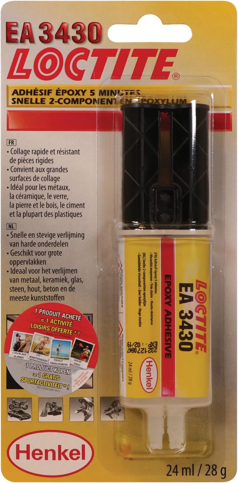 Loctite EA 3430 Epoxy adhesive metalrubberplastic 24ml