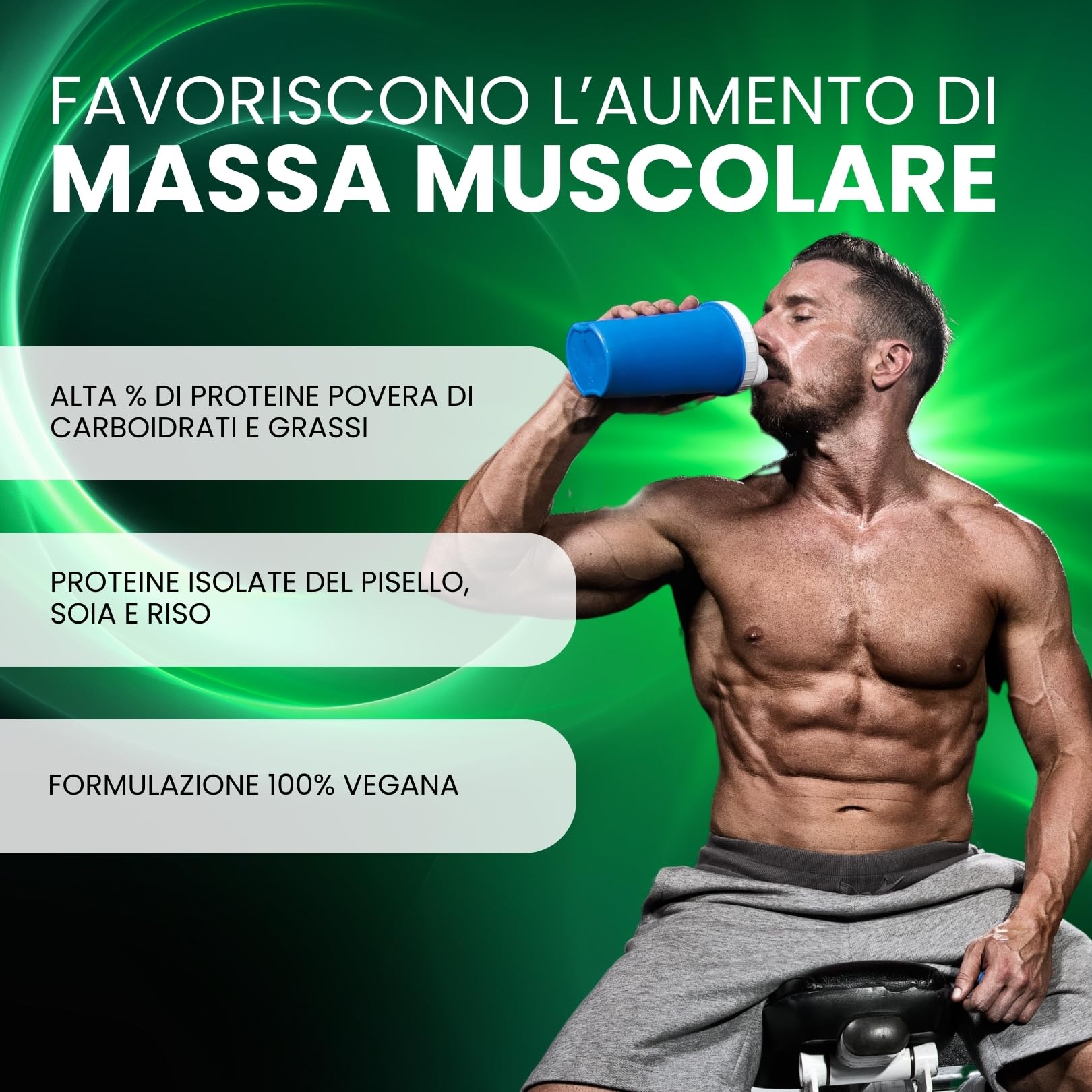 Hyper Proteine Vegane Vegetali Vegan in Polvere g 750 Cacao con Proteine del Pisello Soia Riso 90% di Proteine Povere di Carboidrati e Grassi Senza Lattosio Senza Aspartame Prodotte in Italia