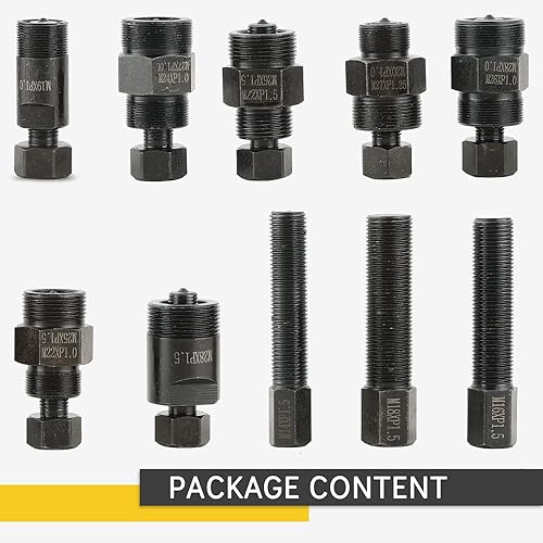 Miniatura 2 de Juego de extractor de volante de motocicleta | 10 piezas universal ATV herramienta de reparación de motocicleta para motocicletas, Honda, Suzuki,