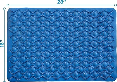 Miniatura 2 de NOVA Medical Products Alfombra de baño de goma, azul