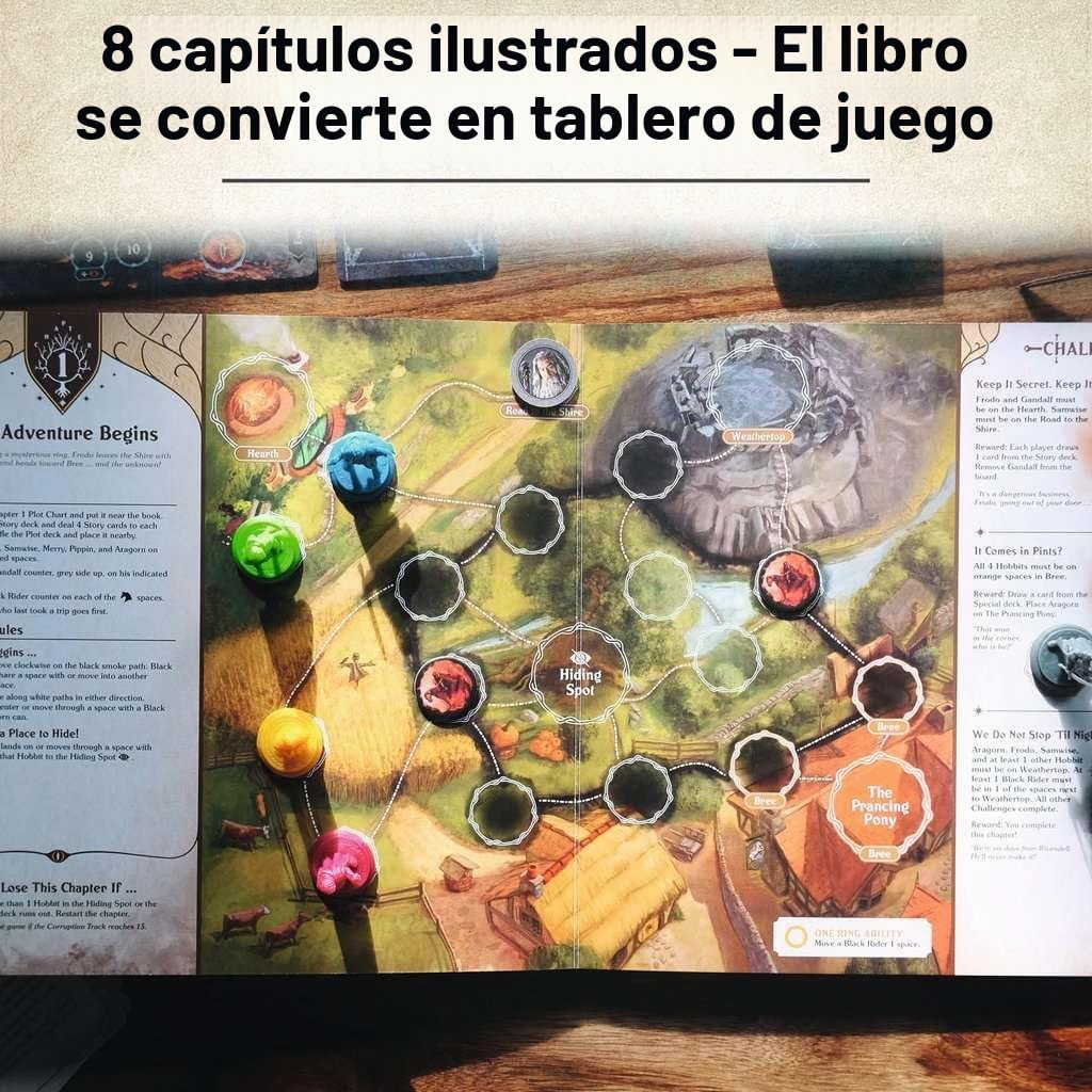 Ravensburger 27533 - El señor de los Anillos, Juego de Aventuras, Juego de Estrategia cooperativa para 1 a 4 Jugadores de 10 años o más