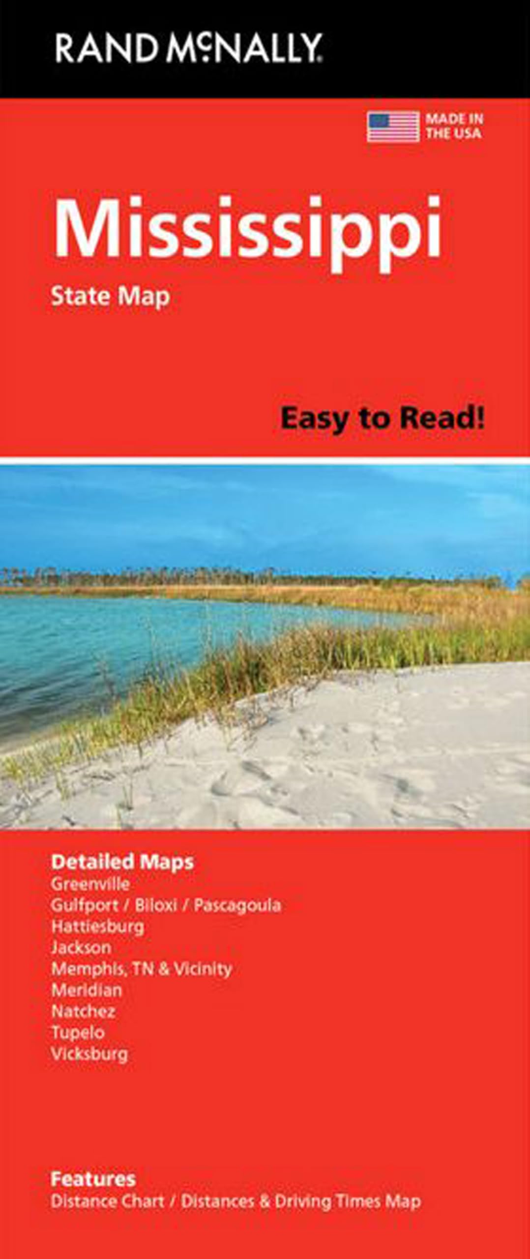 2026 Road Atlas & National Park Guide with Mississippi & Tennessee State Maps