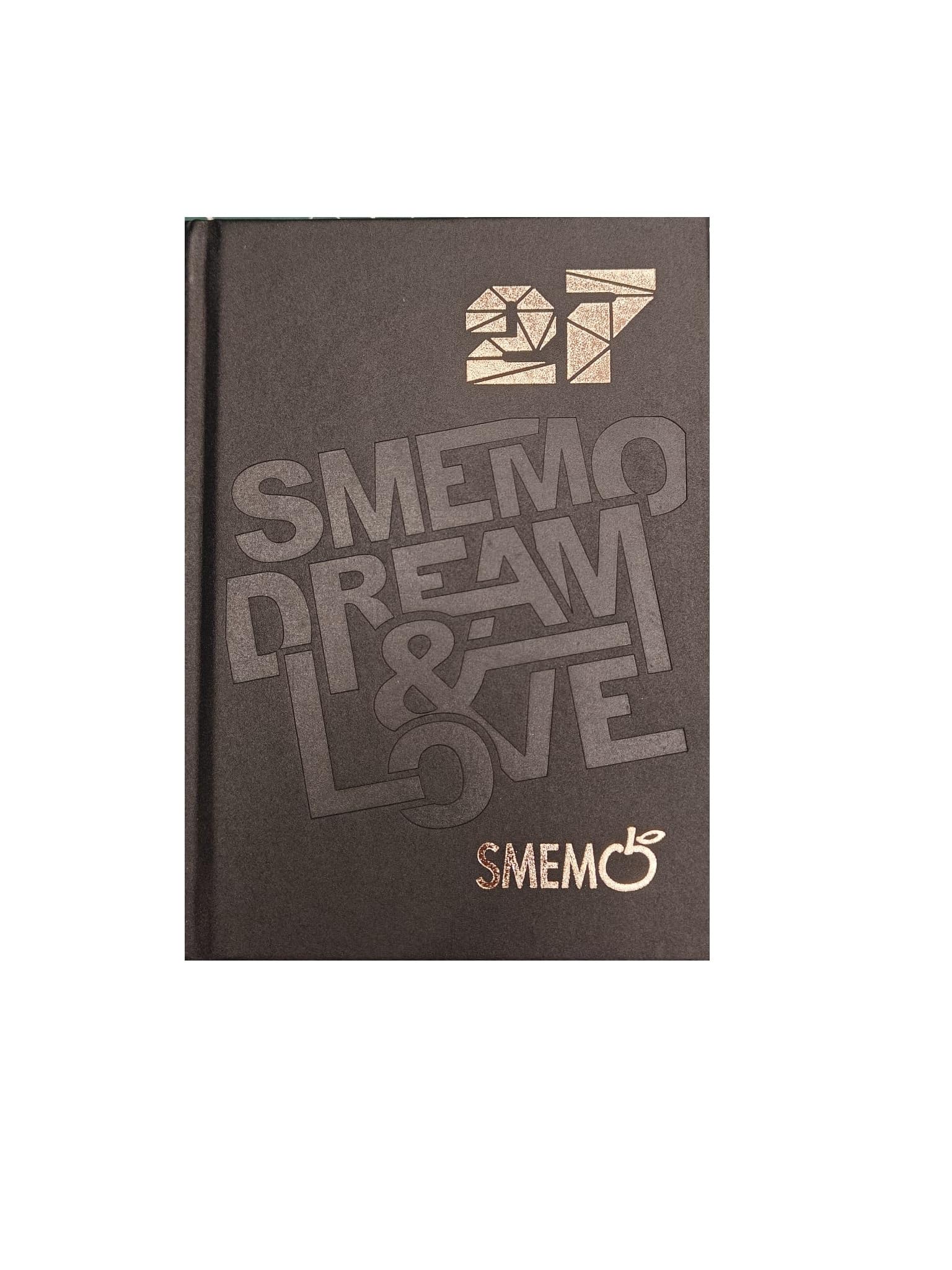 Diario Scuola Smemoranda 2027 Nero Agenda 16 Mesi Datata 15x11 cm + Omaggio Penna Colorata e Portachiavi