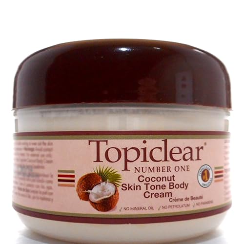 Topiclear Crema corporal Number One Coconut Skin Tone 170 g / 6oz