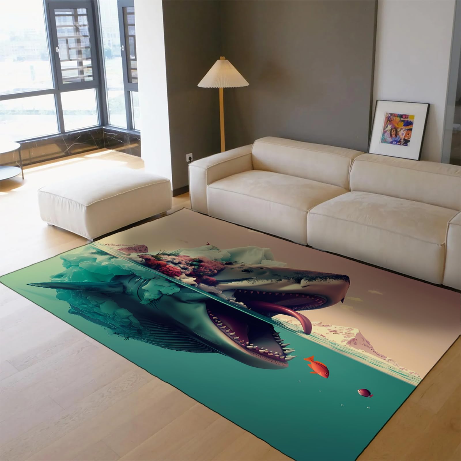 シャークデザイン アートラグ 71/135 シャークデザイン アートラグ 71/135 FLYMEe Vert RUG