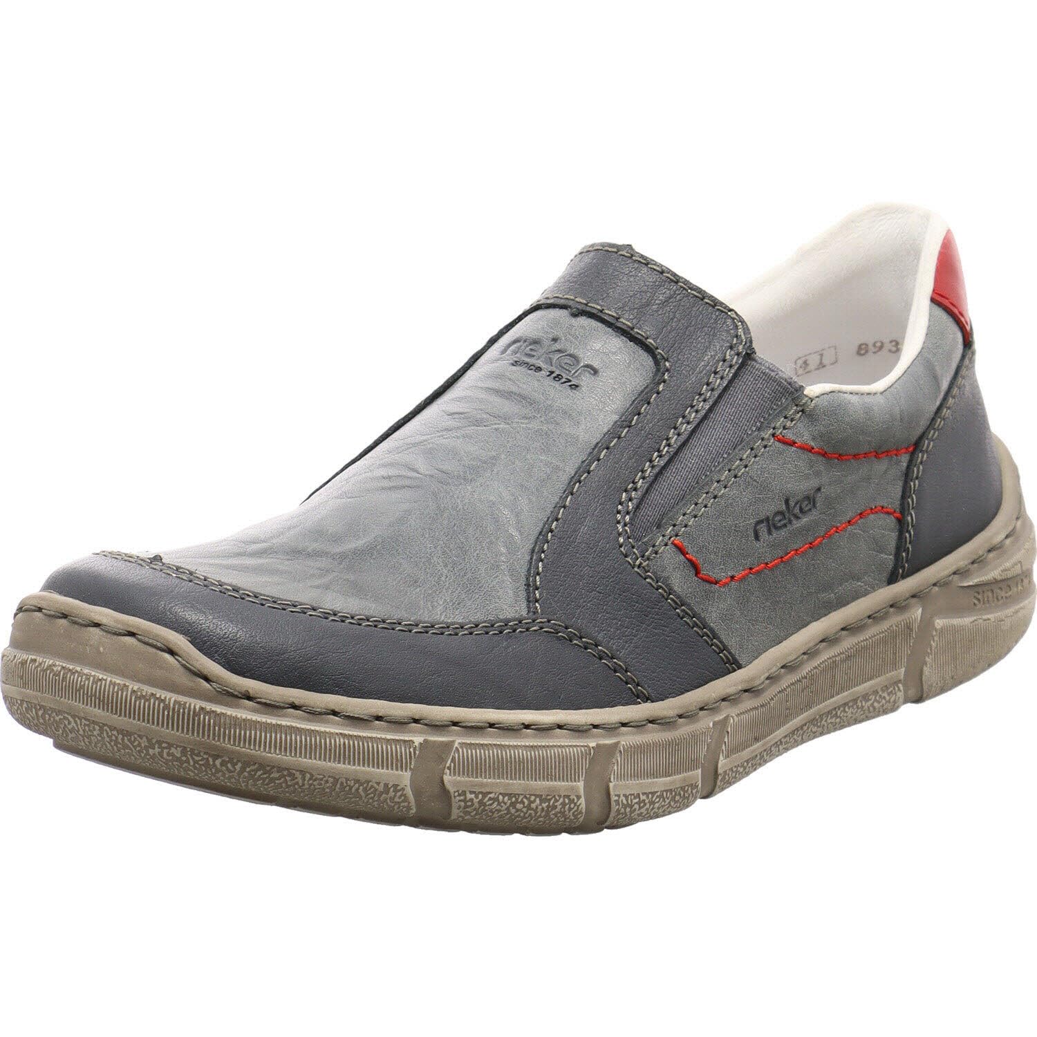 Rieker Men's Slipper, Blue, 6.5 UK