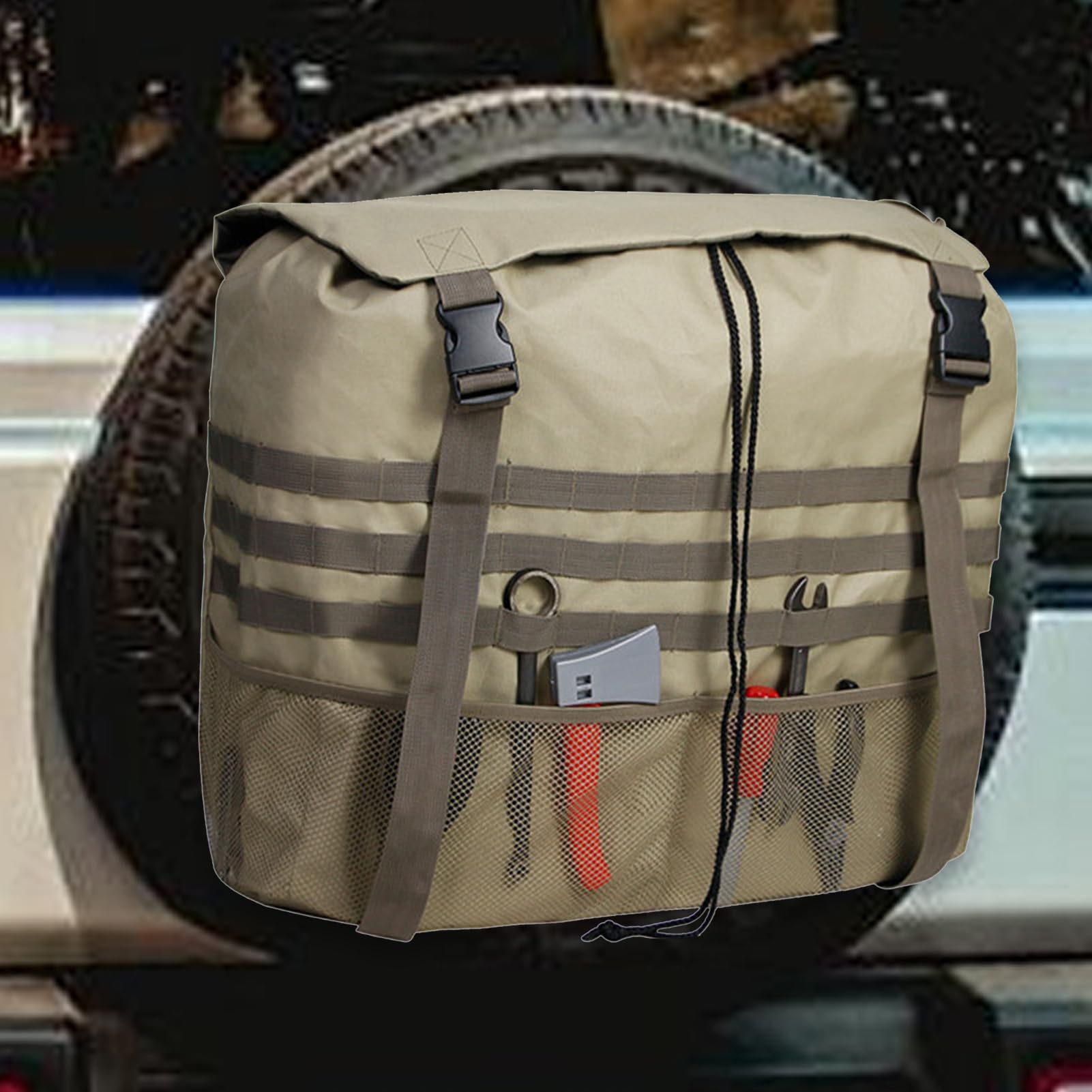 Sac Poubelle pour Hayon Imperméable Anti-UV Grande Capacité