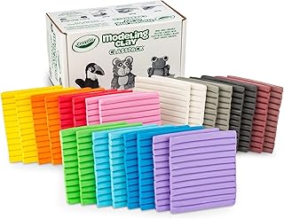 Crayola Modeling Clay Classpack (24 Packs), Bulk Modeling Clay for Kids, 12 Colors, Nontoxic, Classroom Supplies for Kids Arts & Crafts
