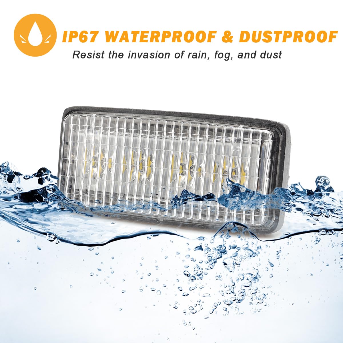 20W Fari da Lavoro LED per Trattore compatibile con John Deere (20W -2 PZ)