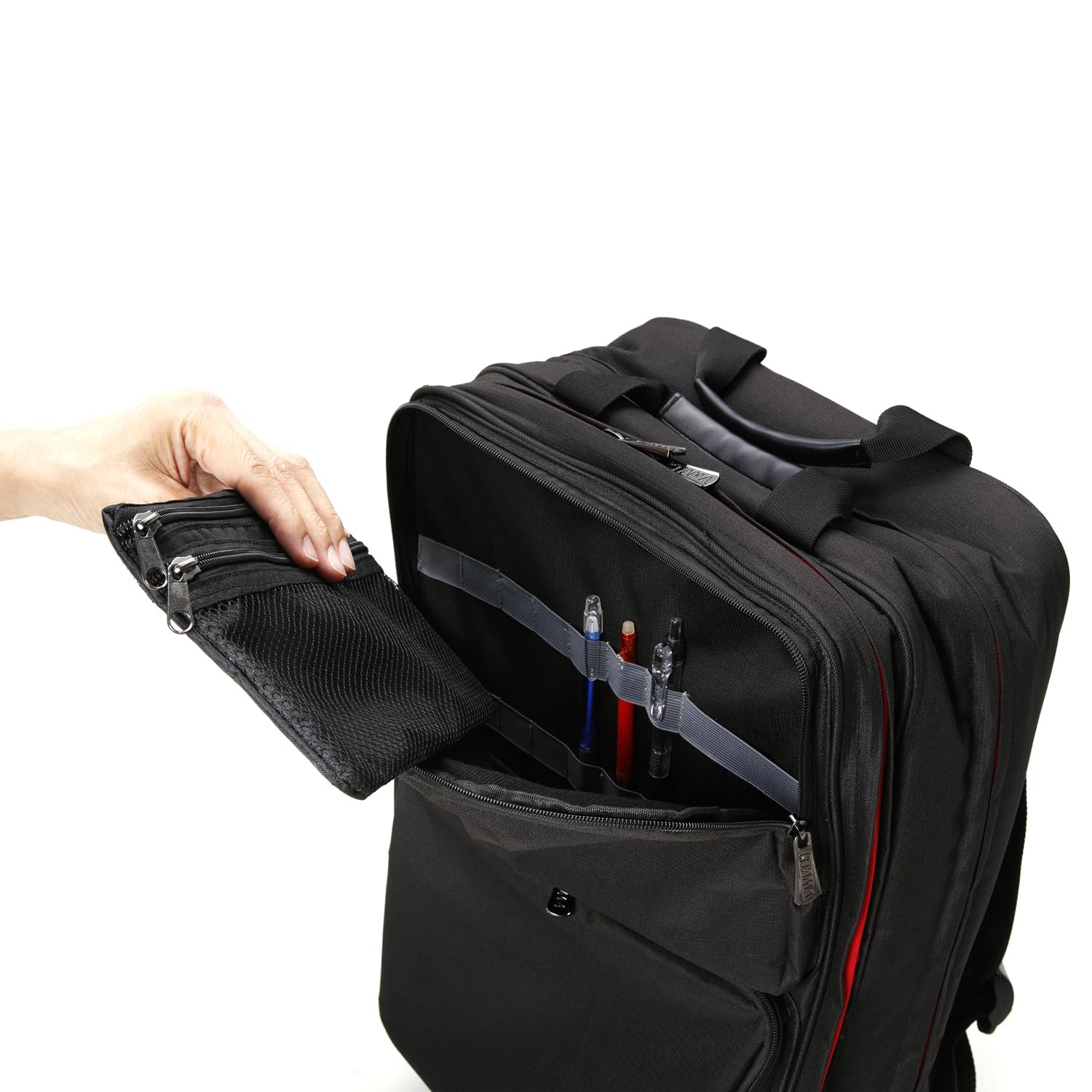 Tama MBS07 Powerpad Schlagzeug-Tasche für Drumsticks und Zubehör mit keepdrum Drumsticks