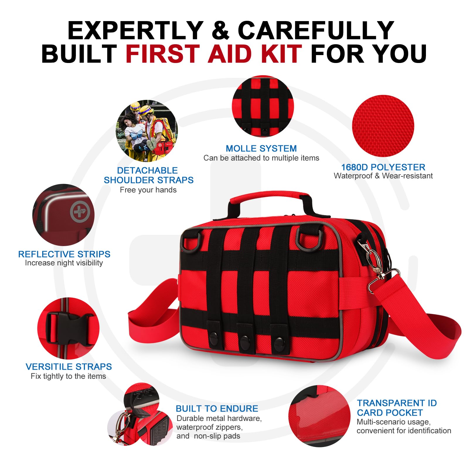 Premium 516 Piece First Aid Kit for Car, Home, Travel — Amazon image 4