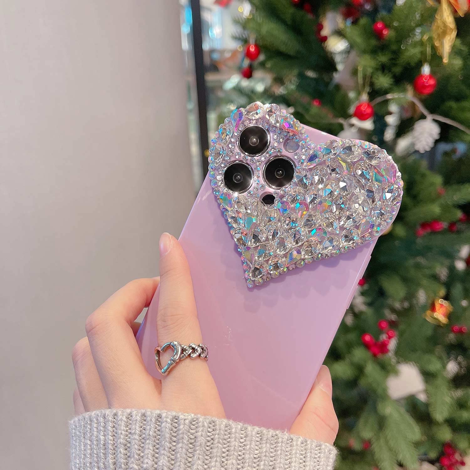 Coque IPhone 11 Paillettes 3D - Strass Swarovski - Protection écran - Cadeau Femme