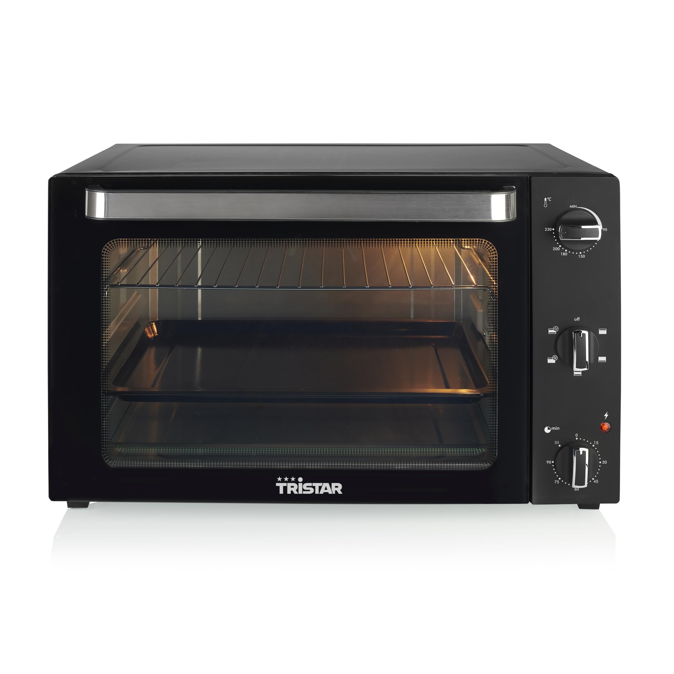 Tristar Forno a convezione, 2000 W, 60 litri, in metallo, nero