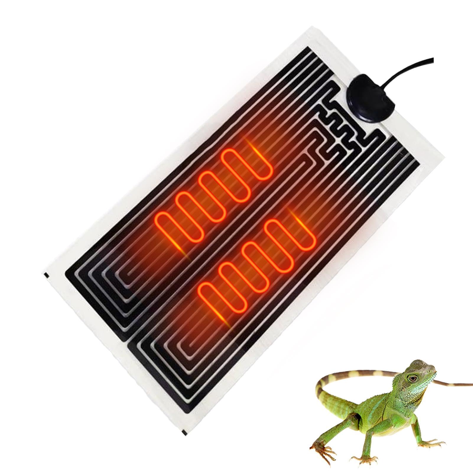 Tappetino Riscaldante Per Rettili 7W - 3 Pezzi Regolabile Per Terrario, Serpenti E Ragni - Foto 5