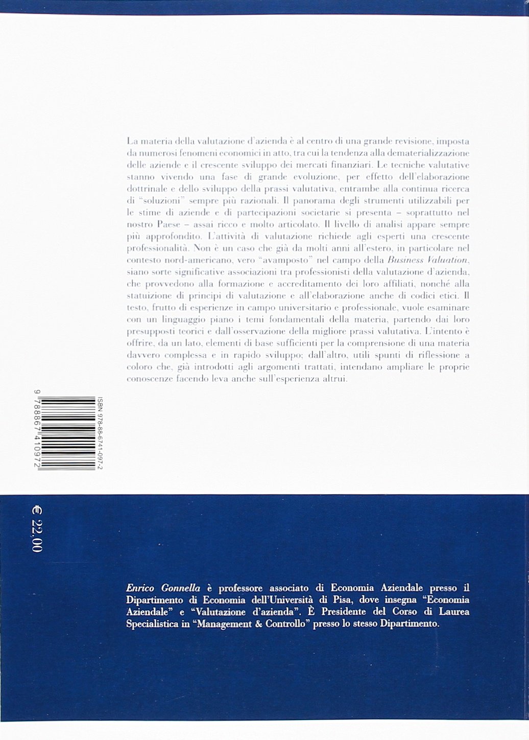 Logiche e metodologie di valutazione d'azienda. Valutazioni stand-alone