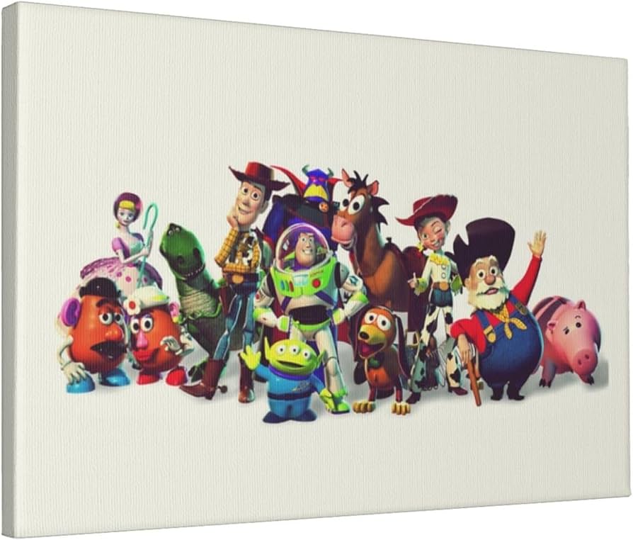 ファブリックパネル トイ ストーリー ピクサー 絵画 キャンバスアート