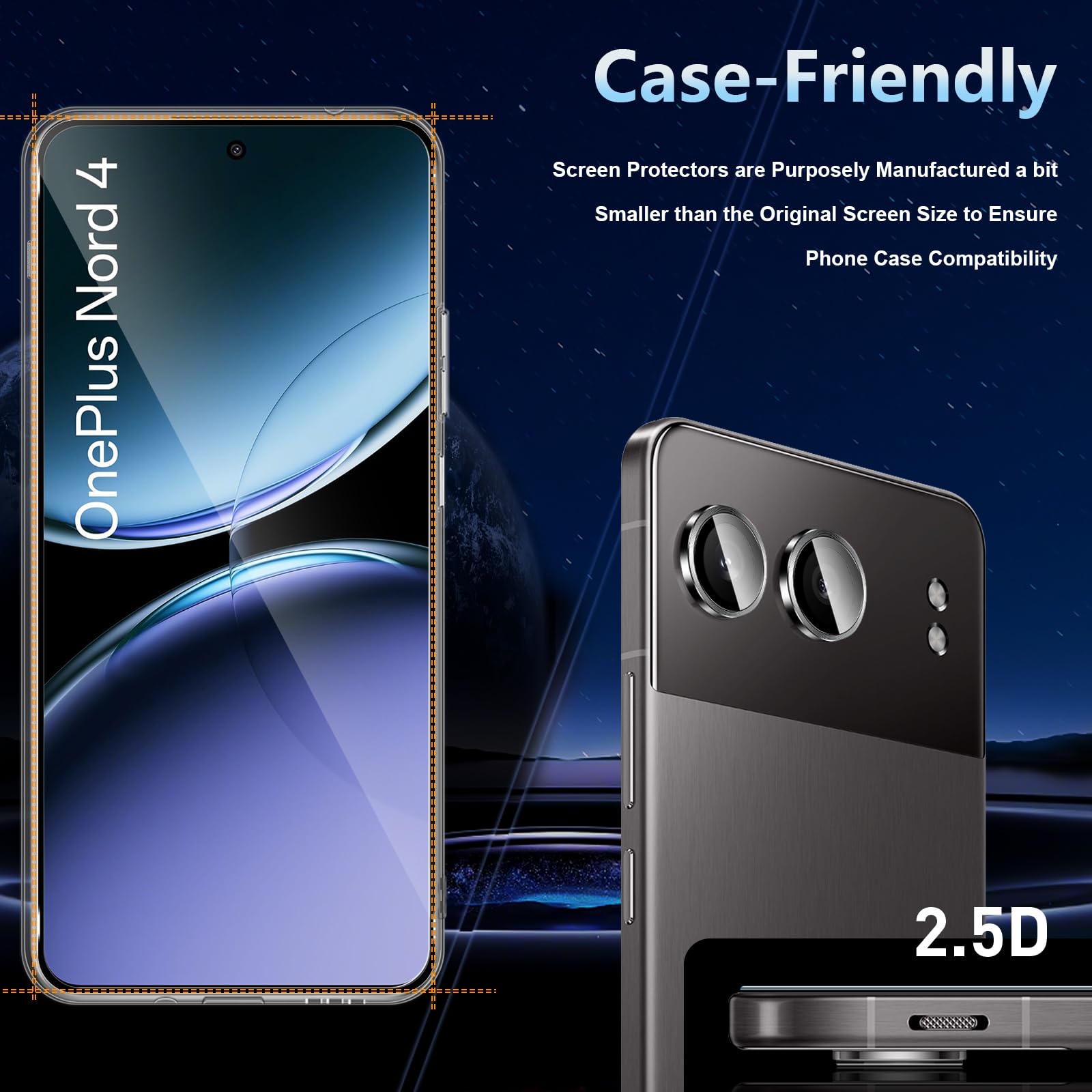 Nord 3D Tempered Glass Screen Protector - (België