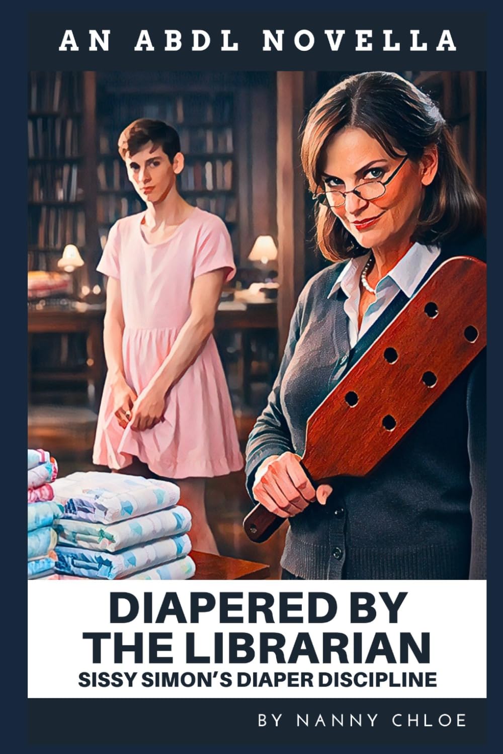 Diapered by the Librarian: Sissy Simon’s Diaper Discipline (An ABDL Novella) (ABDL Erotic Novellas)