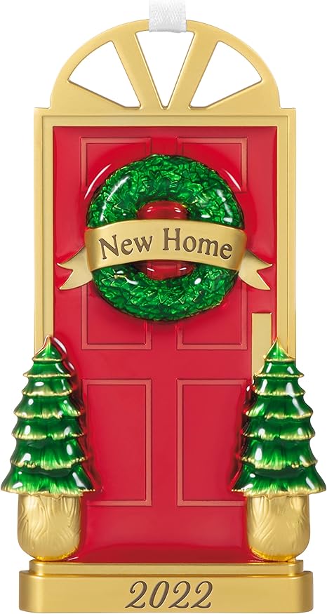 Who Won The Hallmark Christmas Decorating Contest 2022 Hallmark Keepsake Christmas Ornament 2022, New Home, Metal : Home & Kitchen