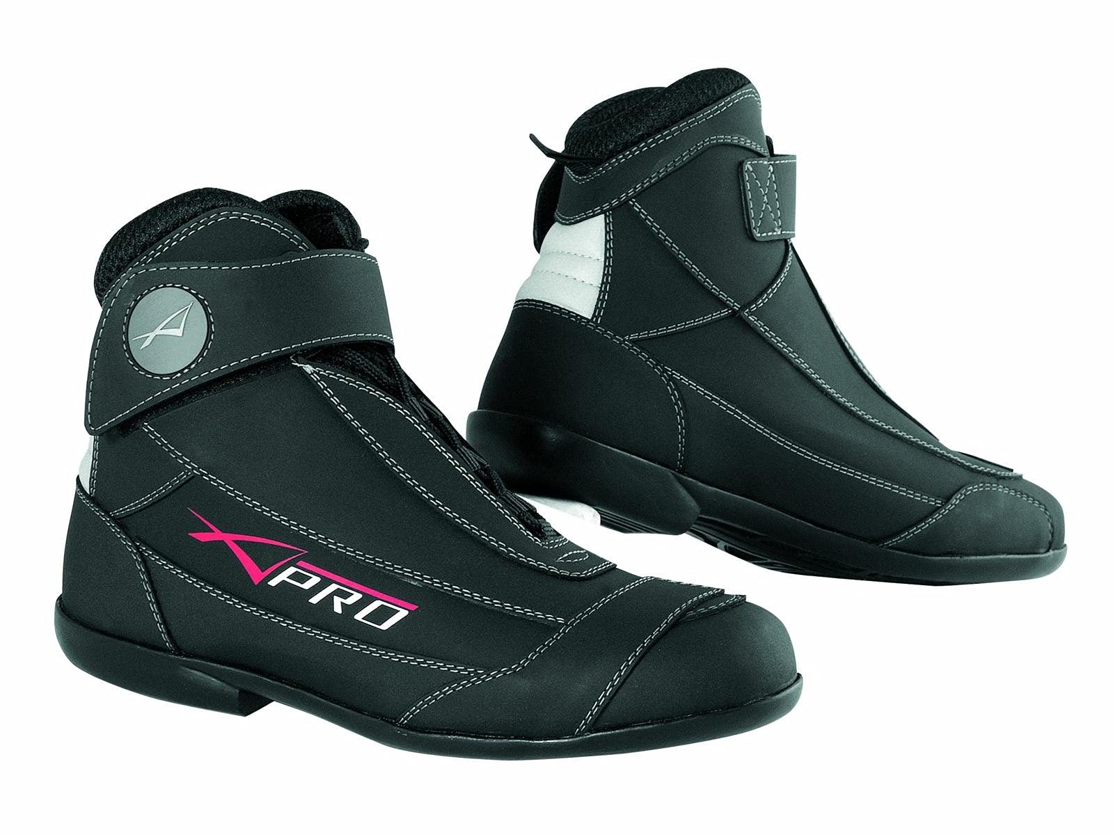 Scarpa Moto Scarpette Stiveletti Bassi Motociclismo Touring Stivale Tecnico Pelle (40 EU)