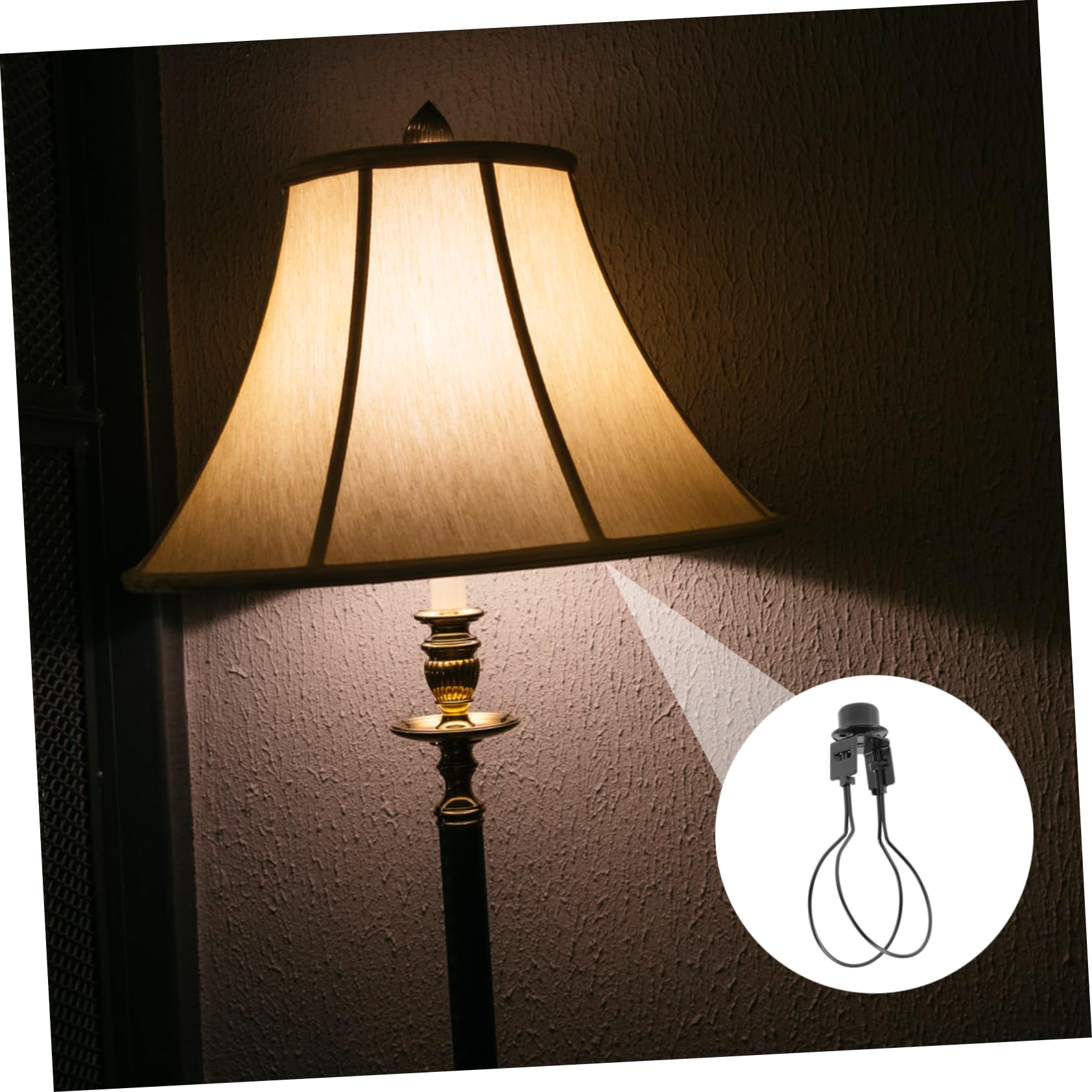 Adattatore Clip Per Paralume - Supporto Lampadina In Ferro, Facile Installazione